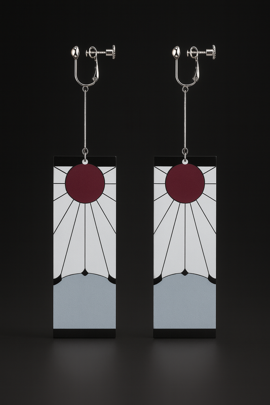 Tanjiro Hanafuda Earrings