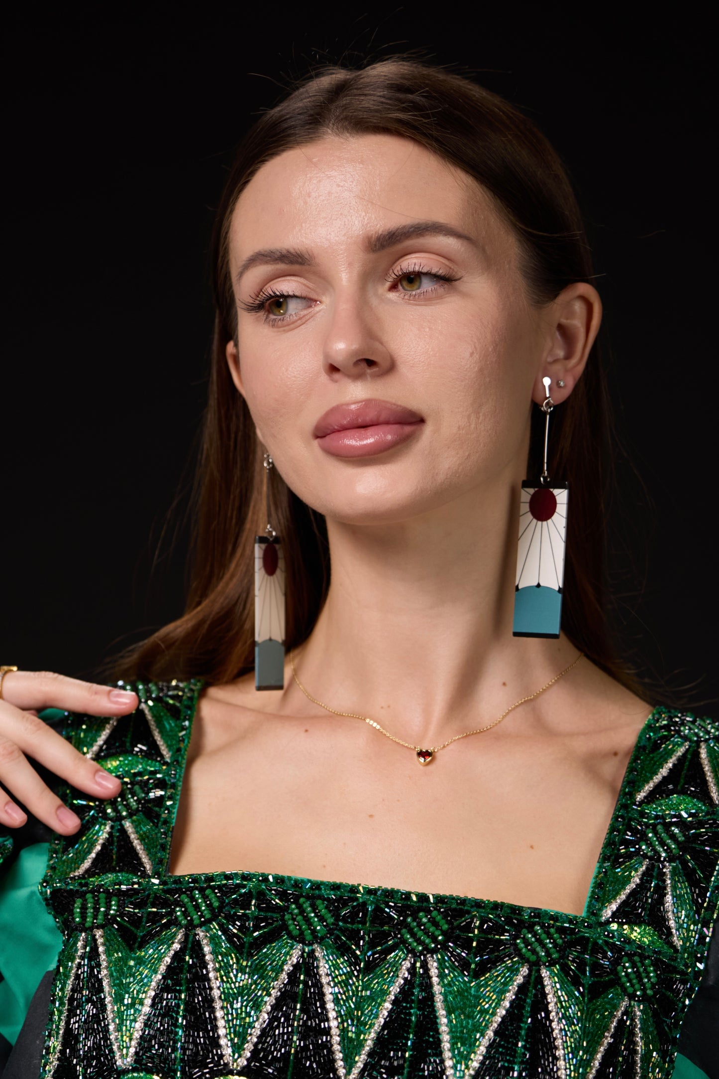 Tanjiro Hanafuda Earrings