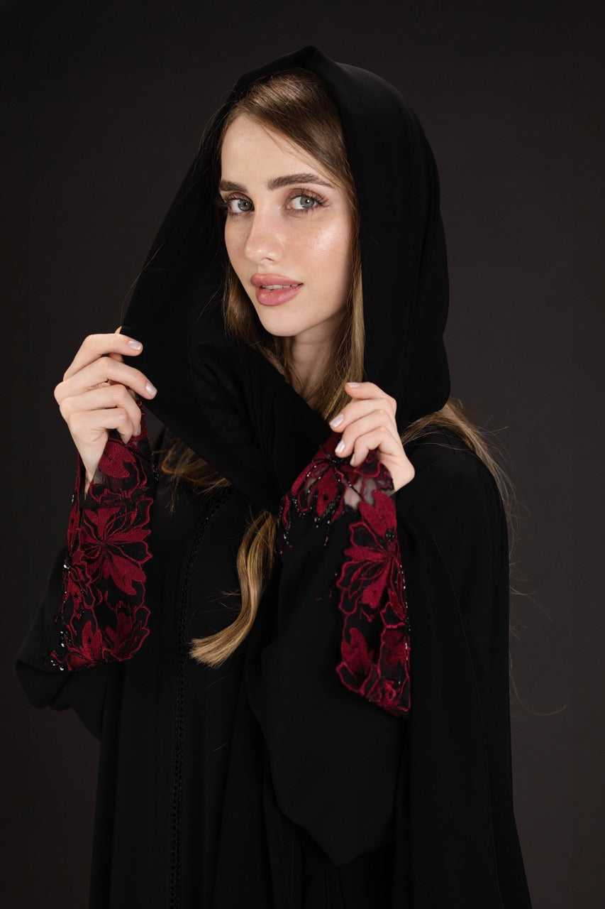 Red Spider Lily Abaya